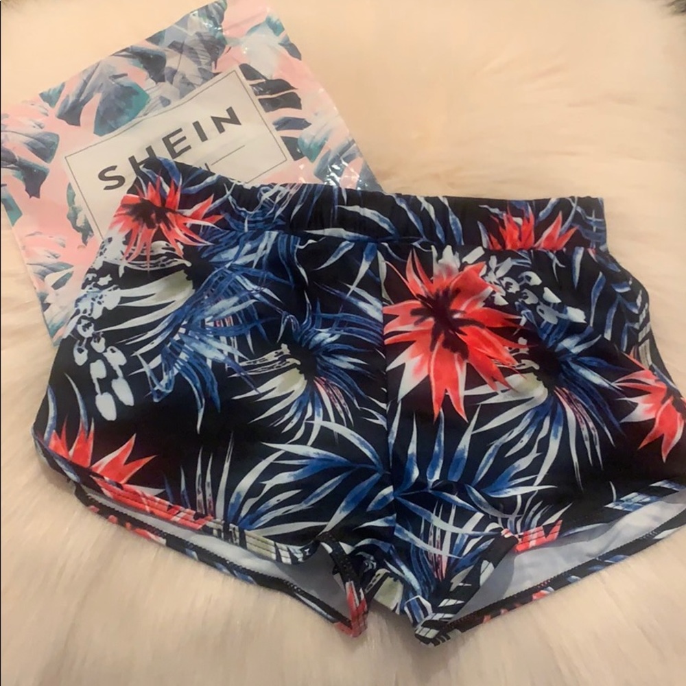 Topical Print Swim Shorts